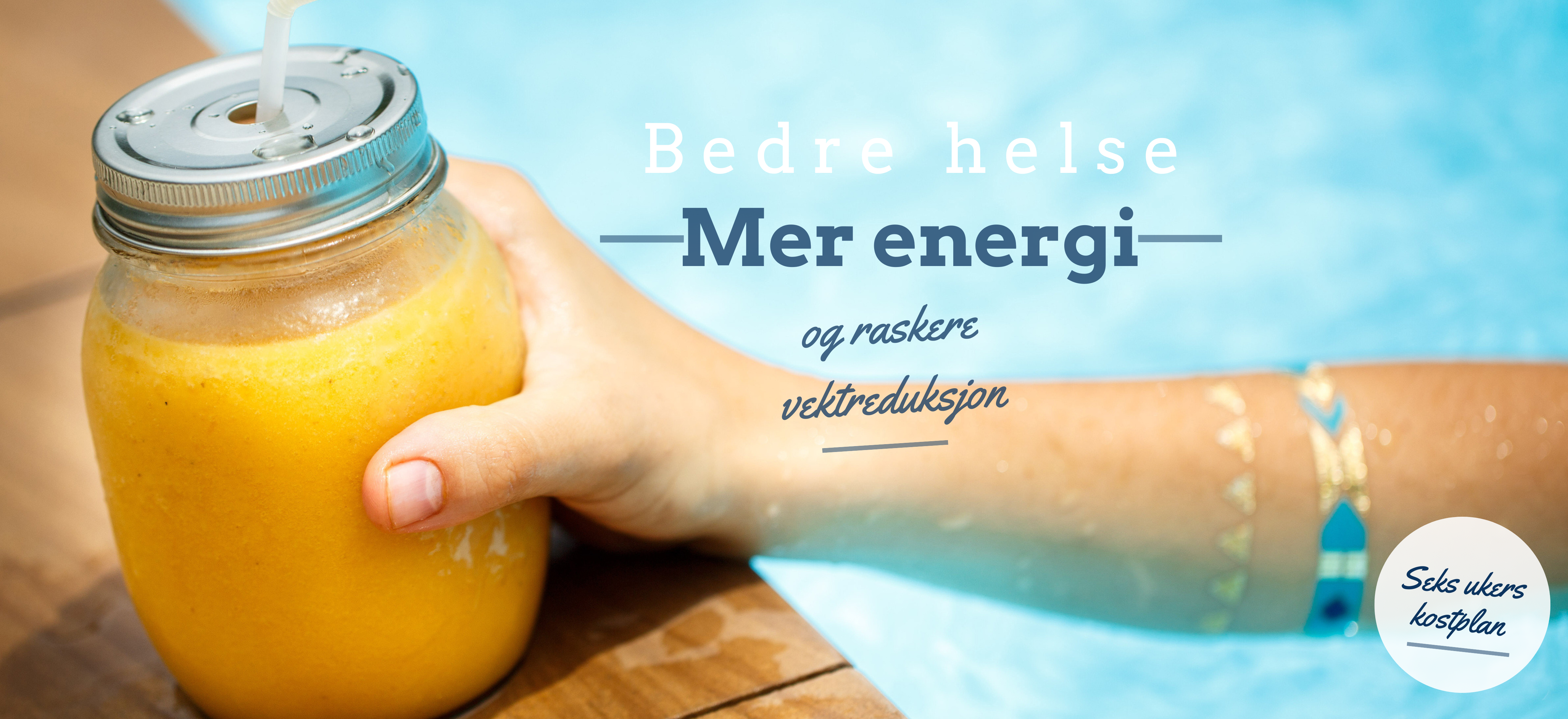 Hero banner - hand holder en smoothie